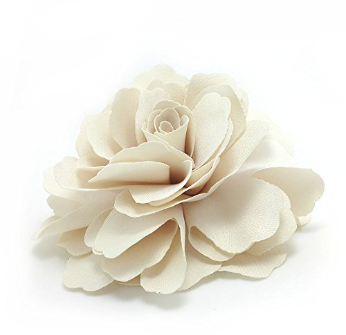 Meilliwish Kamelien Blume Haarklammer Brosche (Sahne) (A74)