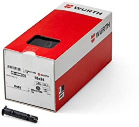 Würth Kunststoff Allzweckdübel Shark Pro 10x56 mm, Paketinhalt: 100 Stück