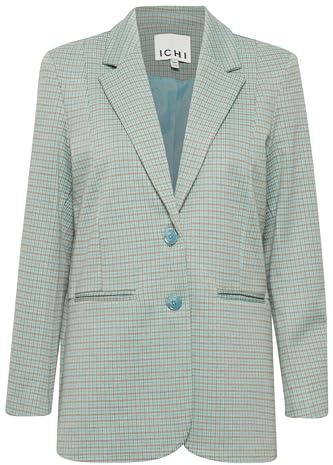 ICHI IHKATE Cameleon Oversize BL Damen Blazer Jackenblazer 70% Polyester, 28% Viskose, 2% Elasthan Loose fit