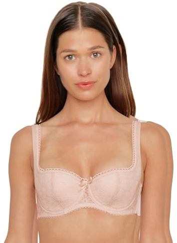 SUSA Dirndl Balconette BH 7592 mit Bügel & zierlicher Schleife - Größe A-F - Dirndl-BH mit wattierten Cups & verstellbaren Trägern - Hochwertige Materialien - Bequem & elegant - Ökotex Zertifiziert
