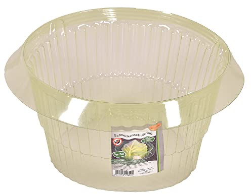 Novatool Schneckenkragen 20er Pack I Schneckenschutz Salatring Schneckenzäune Kunststoff I Abdeckhaube Pflanzen Gartenzubehör Schneckenabwehr