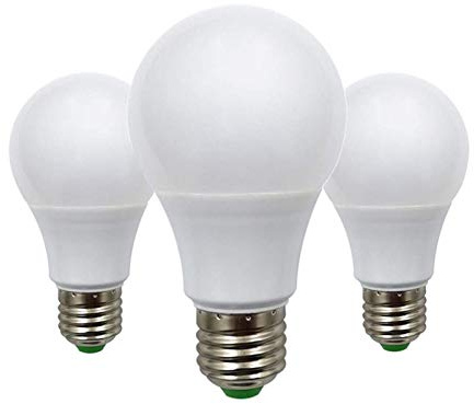 ZHENMING E27 Led Glühbirne 12V AC/DC 5W (A60 50W Halogen Birnen) Niederspannung Edison Screw in Glühbirnen Warmweiß für Off Grid Solar Beleuchtung RV Boot Innenbeleuchtung, 3er Pack [MEHRWEG]