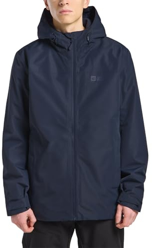 Jack Wolfskin Herren Taubenberg 3in1 Jkt M Jacket, Night Blue, XL EU