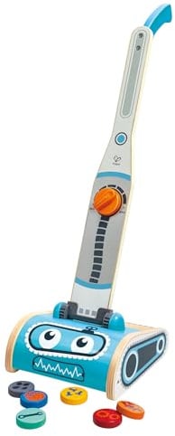 Hape Spielzeug-Staubsauger - Rollenspielzeug für Kinder, Mini Haushalts-Spielzeug, Lernspielzeug, für Kinder ab 24 Monaten