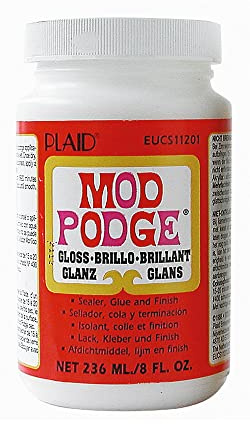 Mod Podge, Serviettentechnik, Kleber, glänzend