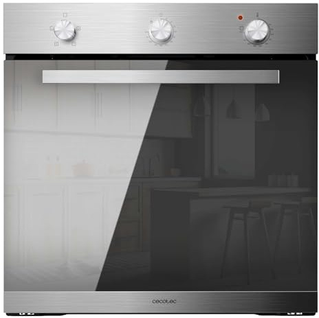 Cecotec Einbauofen Bolero Hexa C136000 Mirror Time A. 2800 W, 77 L Kapazität, 4 Funktionen, Timer, Steam Assist, Steam EasyClean, Cooling Fan, Triple Glass, Energieeffizienzklasse A