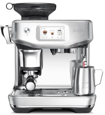 Sage The Barista Touch Impress Espressomaschine mit Siebträger, Edelstahl, Silberfarben
