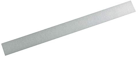 MAUL Magnetleiste MAULsolid 100x5cm | Selbstklebende Ferroleiste für Magnete | Magnethaftende Leiste für Büro, Küche | Gebürsteter Edelstahl | Ideal für Collagen, Bilder, Poster | Silber