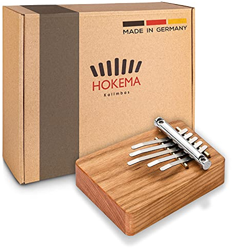 Hokema Kalimba B5 - Das Original handgefertigt in Deutschland - Daumenklavier - Leicht zu lernendes Musikinstrument - Perfekt für Einsteiger - Fingerklavier gleichermaßen für Kinder und Profis
