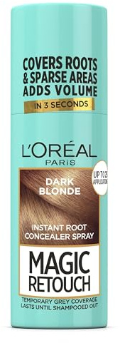 L'Oreal Paris Magic Retouch | Temporäres Haarfärbespray, sofortige 100% Grauabdeckung, makellose Mischung, schnelle und einfache Anwendung