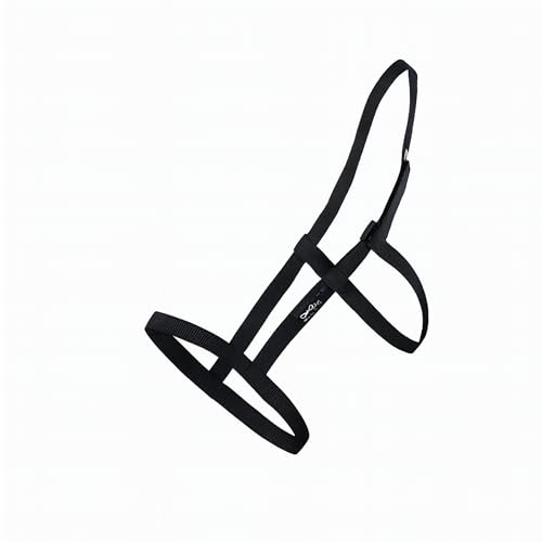 ARBO-INOX® Halfter Weidehalfter – Sicherheit mit Klettverschluss – Nylon schwarz
