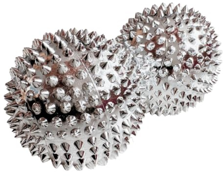 Magnetische Massagebälle 2er Set 47 mm Igelball Akupressur Faszienball.