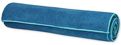 Gaiam Stay Put Yoga-Handtuch Matte Größe Yogamatte Handtuch (passt über Standard-Größe Yogamatte – 172 cm L x 61 cm B), See