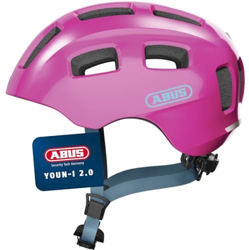 ABUS Da Ragazzi, Unisex, Fahrradhelm, Pink (Sparkling Pink), M (52-57 cm)