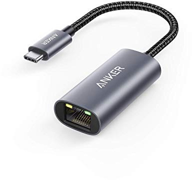 Anker PowerExpand USB-C auf Gigabit Ethernet Adapter | Aluminium, kompakter USB-C Ethernet Adapter für MacBook Pro, MacBook Air 2018, iPad Pro 2018, XPS und mehr