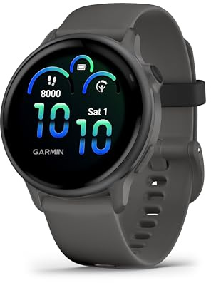 Garmin vívoactive 6 42mm (Amazon Exclusive) - Fitness-Smartwatch, 1,2"-AMOLED-Touchdisplay, bis zu 11 Tage Akkulaufzeit, 80+ Sport-Apps, Trainingsoptionen, Gesundheitsfunktionen, Smart Notifications