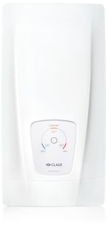 CLAGE DLX18 Next elektronischer Durchlauferhitzer 18 kW 400 V | Elektronisch geregelt, 3 Stufen 35/45/55 °C, druckfest & drucklos, für Bad & Gruppenversorgung, VDE-GS geprüft, 3200-36218