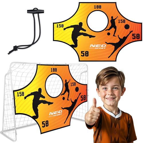 Neo-Sport Torwand Trainer Fußballtor Fußballmatte mit Schusslöchern Wasserdicht