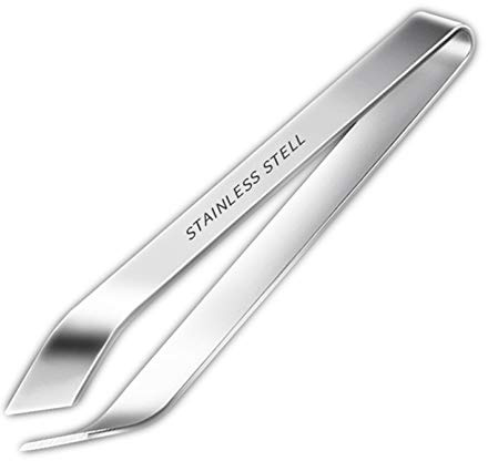 Professionelle Knochenzange für Fisch,Fischpinzette,Grätenpinzette für Fisch,Fischpinzette für Gräten,Fisch Grätenzange,Küchenpinzette,Pinzette Edelstahl,Schräge Pinzette