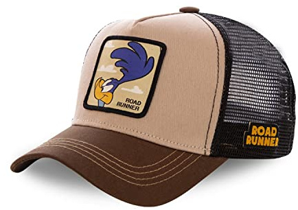 Capslab Tracker Kappe Herren Looney Tunes, Cap Herren, Piep Piep, Atmungsaktiv, Kastanie, Einheitsgröße