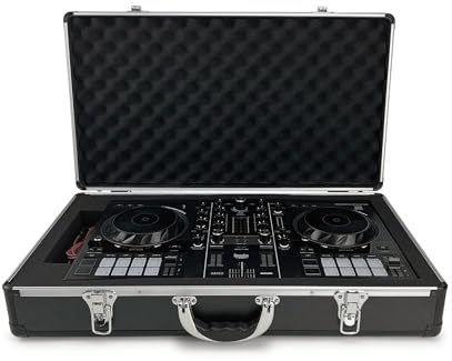 Analog Cases Unison Case für Hercules DJ Control Inpulse 500, Schutzkoffer (Hochwertiger Transportkoffer, mit individuell gestanztem Schaumstoff, Metallverschlüsse, ergonomischer Gummigriff)