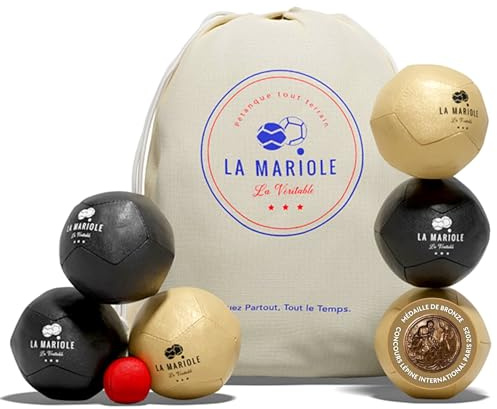 LA MARIOLE – Boccia-Kugeln für alle Terrain Innen und Außen – Offizielles Pack V4