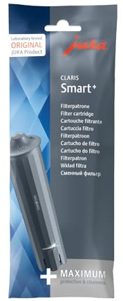 JURA original - CLARIS Smart+ Filterpatrone mit automatischer Filtererkennung - TÜV-zertifizierte Hygiene - 1er-Pack - 24232