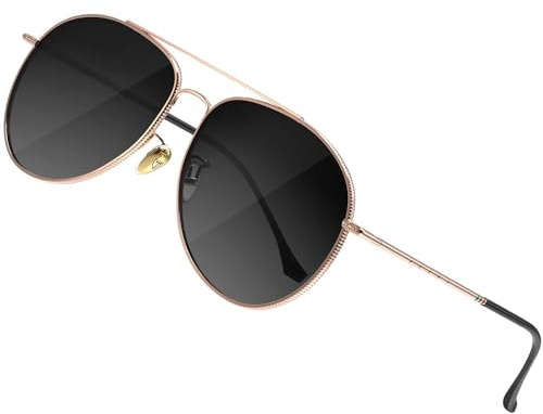 ATTCL Pilotenbrille Polarisierte Sonnenbrille Damen Herren Klassische UV400-Schutz Piloten Sonnenbrillen