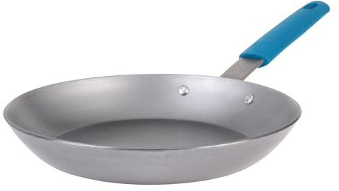 GRÄWE Pfanne aus Eisen - Wax Pro Eisenpfanne Ø 24 cm, 400° C hitzebeständig, schnitt- & kratzfeste Bratpfanne, natürliche Antihaftbeschichtung (Patina), für Küche & Outdoor-Cooking, induktionsgeeignet