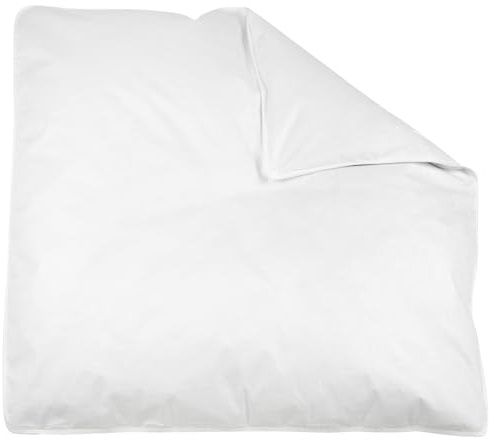 ZOLLNER Kinder & Kleinkinder Bettdecke aus 30% Daunen und 70% Federn - atmungsaktiver Bezug aus Baumwolle - Made in Germany - waschbar bis 60°C - 80x80cm - Wärmeklasse 3 - Oeko Tex® Zertifiziert