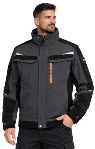 BWOLF Vector Multifunktionale Arbeitsjacke Männer – Robuste & Flexible aus 90 % Nylon, 10 % Elasthan – Leicht, Dehnbar, mit Taschen