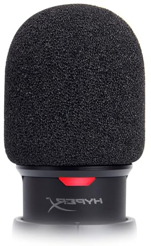 SUNMON für HyperX SoloCast Mikrofon Pop Filter Windschutz – Popschutz Mikrofon Schaumstoff ​Rauschunterdrückung Gaming Mic Foam Covers Pop Filter Kompatibel mit HyperX SoloCast für Gaming, Streaming