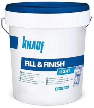 Knauf Fill & Finish Light Allzweckspachtel 11,5 Kg, Weiß, Spachtelmasse