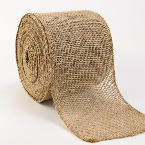 FSWWSF Jute-Wickelstreifen 15cm x 20m Juteband Sackleinen Band für Pflanzen Frostschutz und Feuchtigkeit Juteband für den Garteneinsatz