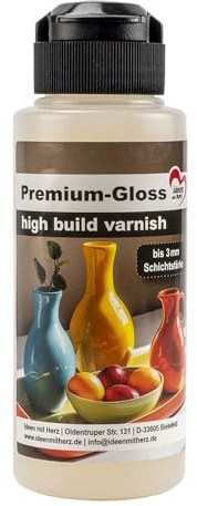 Ideen mit Herz | Premium Gloss | Dickschicht-Lack | hochglänzend | Versiegelungslack | 120 ml
