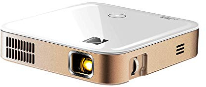 KODAK Luma 350 Mobiler Smart-Projektor Leistungsstarker wiederaufladbarer Ultra HD-Videoprojektor mit/Android 6.0 Streaming-Apps, Wi-Fi und kristallklare bis zu 200 Zoll