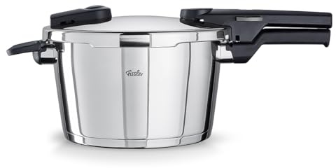 Fissler Vitaquick/Schnellkochtopf (4,5 L, Ø 22 cm) Edelstahl-Dampfkochtopf, 2-Garstufen, Made in Germany - Induktion