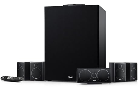 Teufel CONSONO 25 Concept Power Edition 5.1 Soundsystem Komplettsystem | Heimkino mit integriertem AV-Receiver, Bluetooth, Dolby Audio, USB-C-Soundkartenfunktion, HDMI ARC CEC - schwarz
