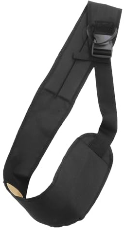 Babytrage mit Hüftsitz, Ergonomischer Hüfttragegurt, Schwarz | Verstellbar und Faltbar, für Kleinkinder und Neugeborene, Polyester Oxford mit Pom, Reise und Alltag