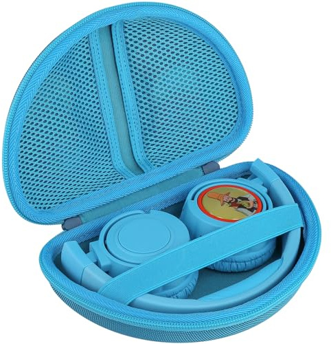 co2CREA Harte Schutzhülle für All-In-One Audioplayer Starterset Drix Blau | Tragbare Hartschale kompatibel mit Cookie Crew Audiochip Reisekopfhörer, nur die Hülle enthalten