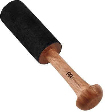 Sonic Energy Holz Klangschalen Reiber – 10,24/26 cm – Mit Wildleder-Überzug – Für Tibetische Klangschalen (SB-RM-LE-L)