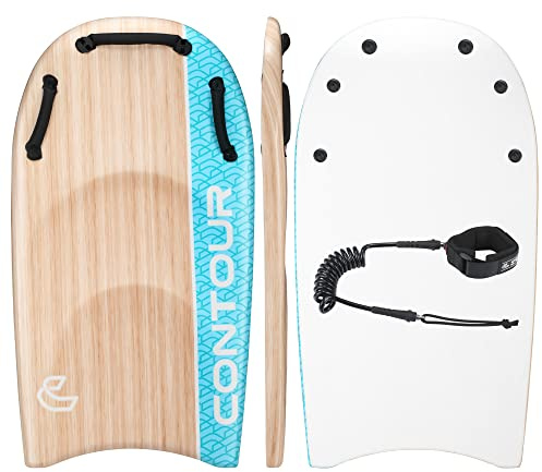 Thurso SURF DuoSlider Bodyboard mit Griffen, 114,4 cm, EPS-Kern, IXPE-Deck, HDPE Glatte Unterseite