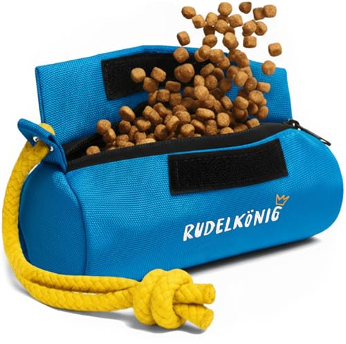 Rudelkönig Futterbeutel für Hunde - Apportierbeutel für Hundetraining - Robuster Futterdummy für Leckerlies - Dummy Hund