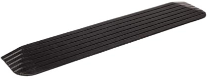 Bepco Rollstuhlrampe -Türkantenrampe - Schwellenrampe - Bordsteinkanten-Rampe aus Gummi - Auffahrrampe - Türschwellenrampe (2,6 x 110 x 21 cm)