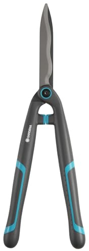 Gardena Heckenschere EasyCut: Leichte Gartenschere zum Schneiden von Hecken und Sträuchern, 20 cm, antihaftbeschichtete Messer, ergonomische Kunststoffgriffe (12301-20)
