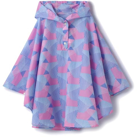 QIKADO Regenponcho Kinder Wasserdicht Baby Mädchen Jungen Faltbar Ultraleicht Fahrrad Outdoor für 1-12 Jahre