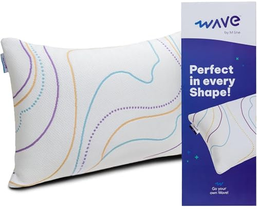 M LINE Höhenverstellbares Memory Foam Kopfkissen - Ergonomisches & Hypoallergenes Stützkissen – 50x70 cm - Ideal als Seitenschläferkissen & Rückenschläferkissen - Mit Sommer- & Winterseite