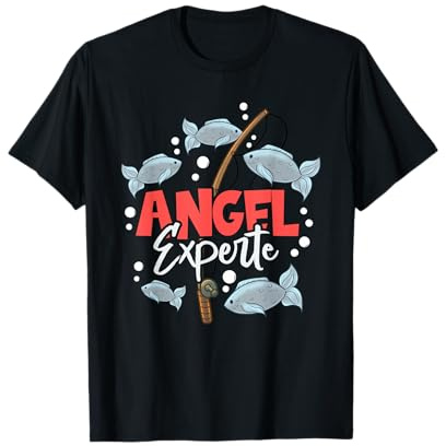 Angel Experte Angelexperte I Angelshirt Fischen mit Kindern T-Shirt