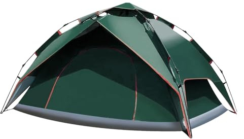 Campingzelt, automatisches Instant Pop up Zelt für 2-3 Personen | Doppelschichtiges Wind und wasserdichtes Zelt, Übernachtungszelt geeignet für Wanderungen und Familienreise