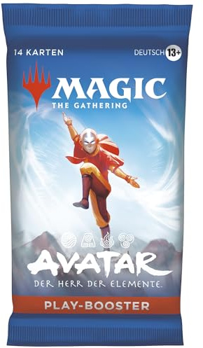 Magic: The Gathering | Avatar – Der Herr der Elemente Play-Booster | Sammelkartenspiel ab 13 (Deutsche Version)
